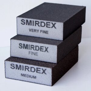 Абразивна губка Smirdex 100 * 70 * 25мм Very Fine (дуже тонка)