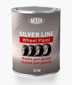 Фарба для дисків MIXON SILVER LINE WHEEL PAINT срібляста 0,8л
