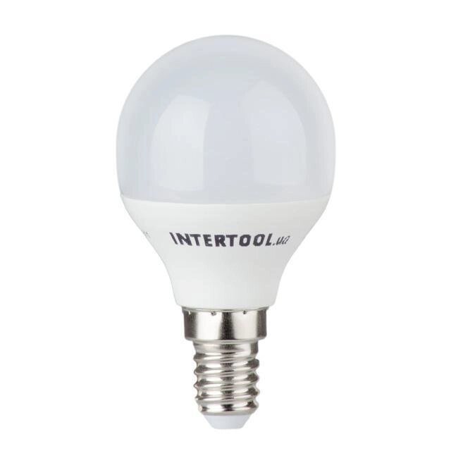Світлодіодна лампа LED 5 вт, E14, 220 в intertool LL-0102 - наявність