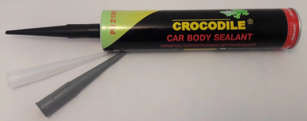 Герметик поліуретановий для швів Crocodile (Крокодил) 310мл Чорний - особливості