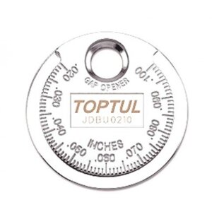 Пристосування типу "монета" для перевірки зазору між електродами свічки TOPTUL JDBU0210