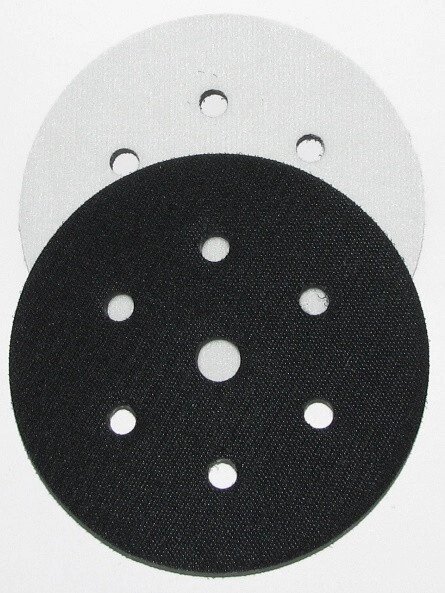 Подложка защитная мягкая 150 мм x 10 мм 6+1 отверстие від компанії Autosklad - величезний вибір інструменту та матеріалів для фарбування авто - фото 1