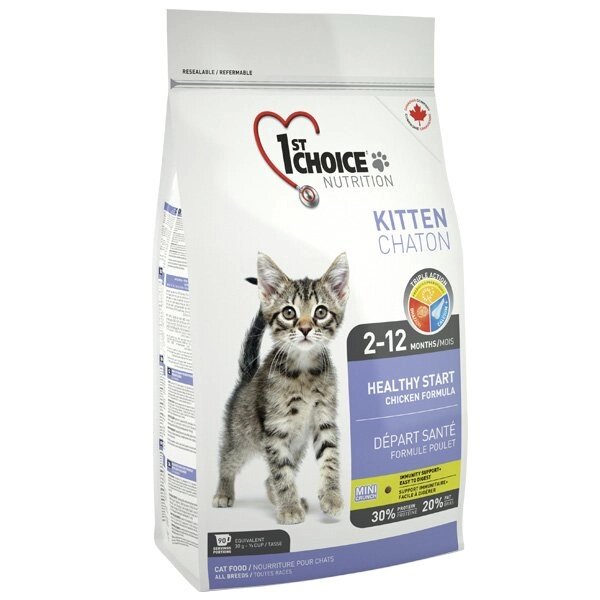 1St Choice (Фест Чойс) Kitten Healthy Start сухий супер преміум корм для кошенят 2.72кг від компанії MY PET - фото 1
