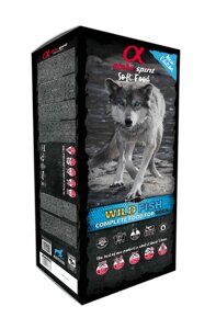 Alpha Spirit Wild FISH - напіввологий корм для собак 9кг (45*200г)