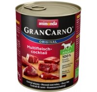 Animonda (Анімонда) Gran Carno Adult Multi-Fleischcocktail - консерви для собак МУЛЬТІМЯСНОЙ КОКТЕЙЛЬ, шматочки в соусі від компанії MY PET - фото 1
