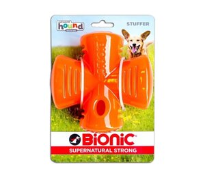 Bionic STUFFER интерактивная сверхпрочная игрушка для собак, СТАФФЕР оранжевый
