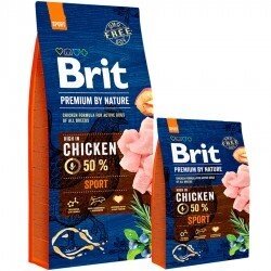 Brit (Брит) Premium Sport - корм для активних собак 15кг від компанії MY PET - фото 1