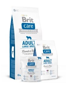 Brit Care Adult Large Breed Lamb & Rice Корм ​​для дорослих собак великих порід з ягням і рисом 12 кг від компанії MY PET - фото 1