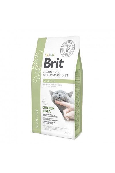 Brit GF Veterinary Diets Cat Diabets 2 kg від компанії MY PET - фото 1