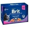 Brit Premium Cat FISH PLATE Рибна тарілка - набір вологих кормів для кішок 4 шт. х 100 г від компанії MY PET - фото 1