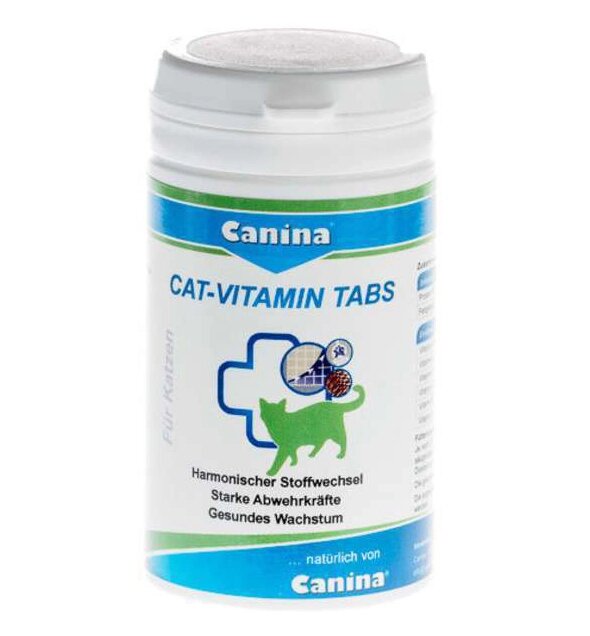 Canina Cat Vitamin Tabs / Полівітамінна добавка 100таб. від компанії MY PET - фото 1