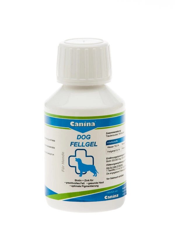 Canina Dog Fell Gel 100мл біотин + цинк для дрібних вибагливих собак від компанії MY PET - фото 1