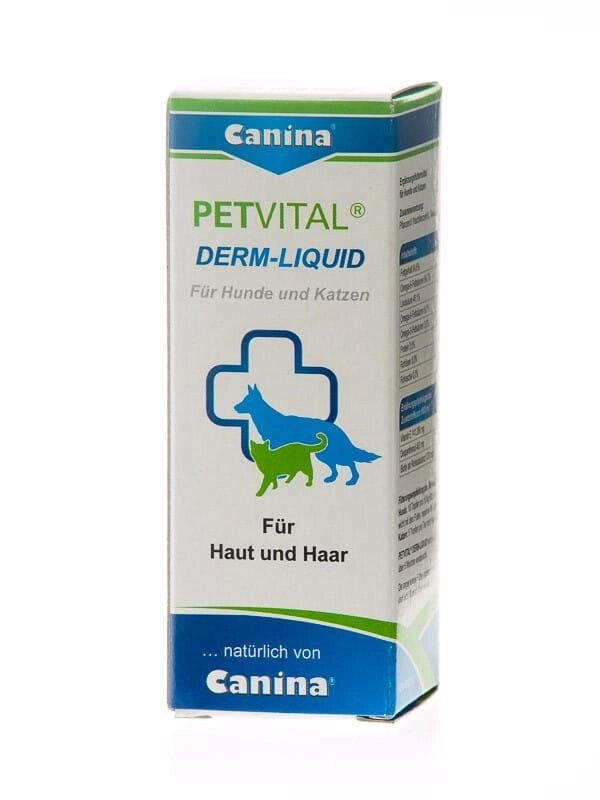 Canina PETVITAL Derm-Liguid 25ml тонік для проблемної. шкіри й вовни від компанії MY PET - фото 1