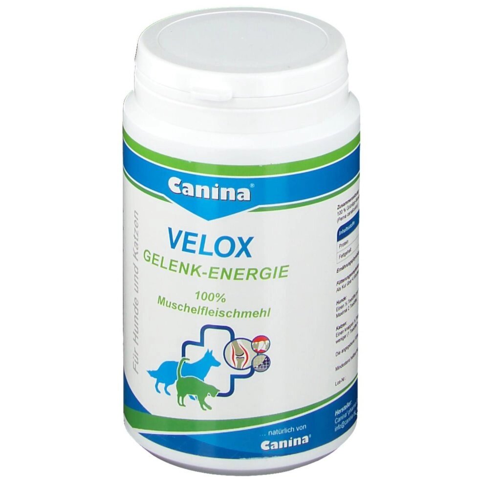 Canina Velox Gelenkenergie 150g порошок з високим вмістом глюкозаміногліканів від компанії MY PET - фото 1