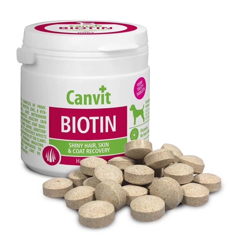 Canvit Biotin, Канвіт Біотин до 25кг. 100таб. від компанії MY PET - фото 1