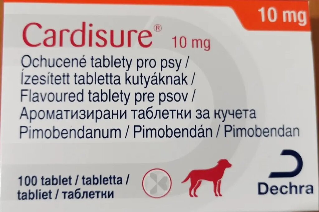 Cardisure Кардішур 10 мг* 10 таб. Аналог ветмедін від компанії MY PET - фото 1