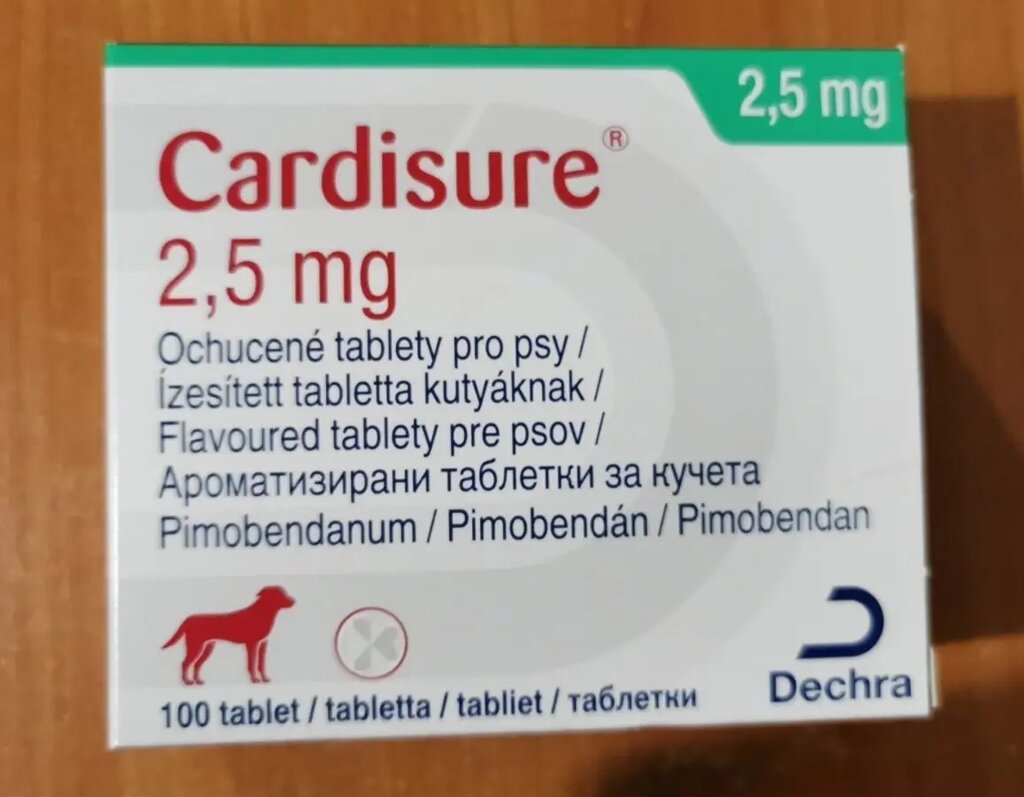 Cardisure Кардішур 2.5 мг*10 таб. Аналог ветмедін від компанії MY PET - фото 1