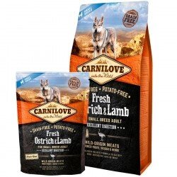 Carnilove Fresh Ostrich & Lamb for Small Breed Dogs корм для собак дрібних порід страус з ягням 6кг від компанії MY PET - фото 1