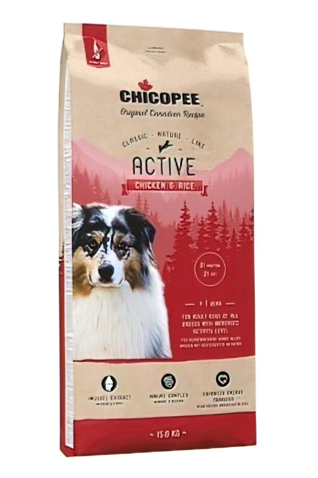 Chicopee CNL Adult Active Chicken & Rice корм для дорослих собак з підвищеною активністю з куркою і рисом 15 від компанії MY PET - фото 1