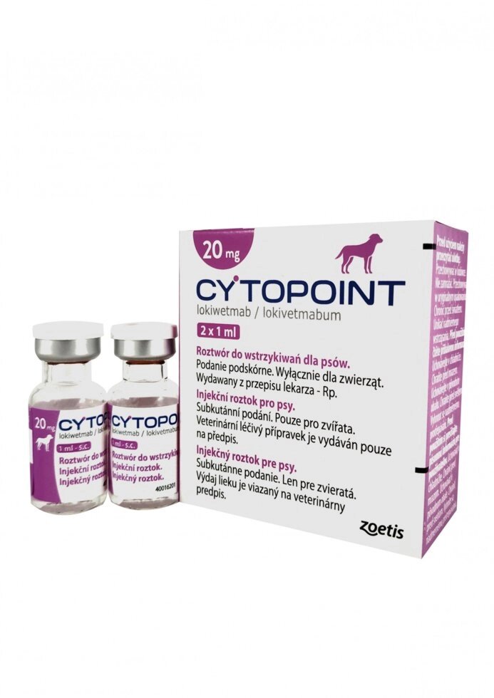 Цитопоінт Cytopoint від алергічного дерматиту 2 * 10мг від компанії MY PET - фото 1