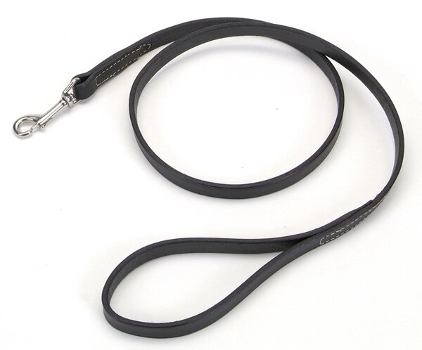 Coastal Circle-T Dog Leash КОСТАЛ СЕРКЛ-Т шкіряний повідець для собак, 2смХ1.2м від компанії MY PET - фото 1