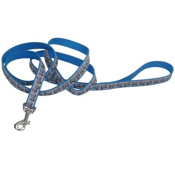 Coastal Lazer Brite Reflective Leash КОСТАЛ ЛАЗЕР БРАЙТ світловідбивний повідець для собак, 2.5смХ1.8м від компанії MY PET - фото 1