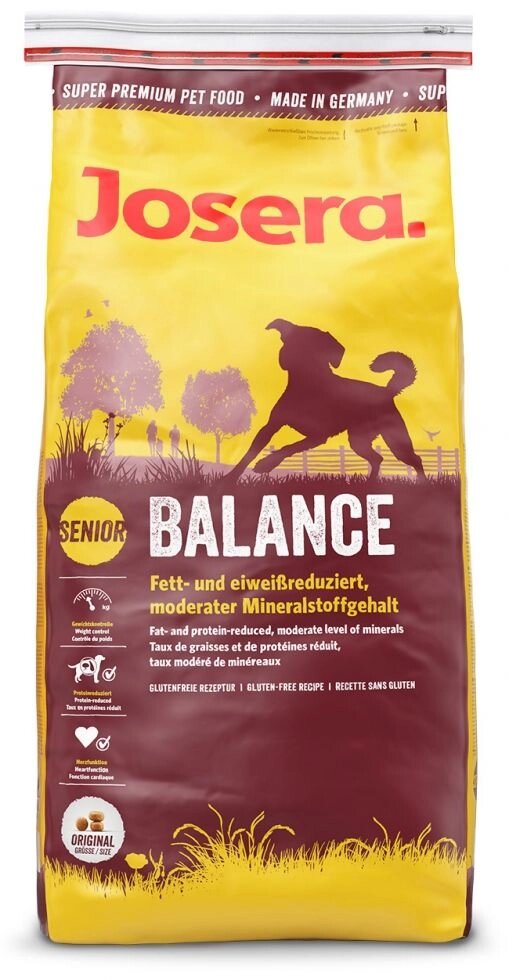 Cухий корм Josera Balance з низьким вмістом жиру і білка для літніх і дорослих собак від компанії MY PET - фото 1