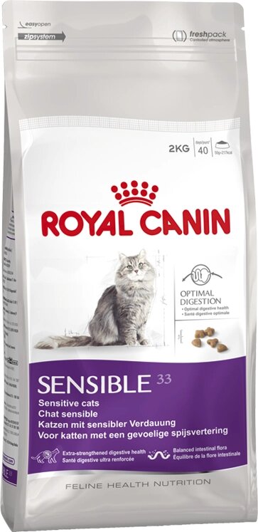 Cухой корм Royal Canin Sensible 33 для кішок з чутливим травленням 2 кг від компанії MY PET - фото 1