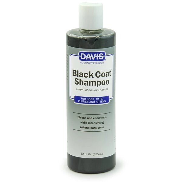 Davis Black Coat Shampoo Девіс шампунь для чорної вовни собак, котів, концентрат 3,8 від компанії MY PET - фото 1