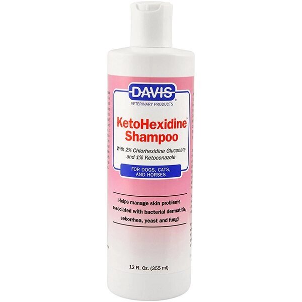 Davis KetoHexidine Shampoo шампунь з 2% хлоргексидином і 1% кетоконазолом для собак і котів із захворюваннями шкіри від компанії MY PET - фото 1