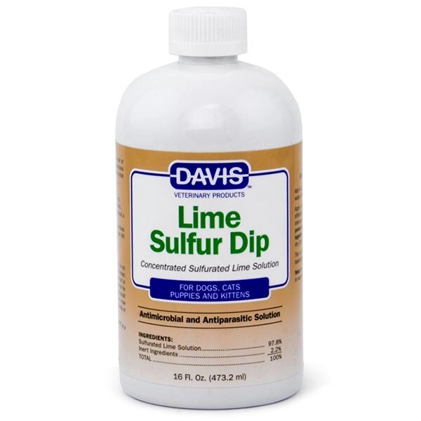 Davis Lime Sulfur Dip Девіс антимікробну і антипаразитарні засіб для собак і котів, концентрат 473мл від компанії MY PET - фото 1
