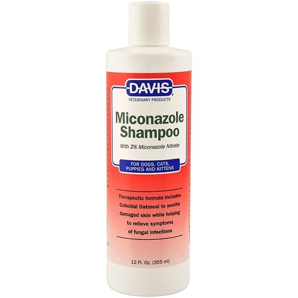 Davis Miconazole Shampoo ДЕВІС Міконазолу шампунь з 2% нітратом миконазола для собак і котів із захворюваннями шкіри від компанії MY PET - фото 1