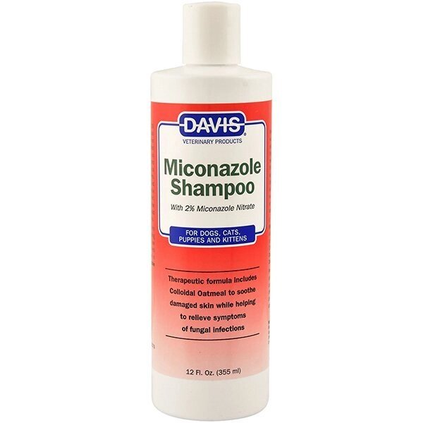 Davis Miconazole Shampoo Миконазол шампунь з 2% нітратом миконазола для собак і котів із захворюваннями шкіри від компанії MY PET - фото 1
