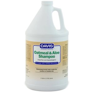 Davis Oatmeal & Aloe Shampoo Девіс гіпоалергенний шампунь для собак і котів, концентрат 3,8 л