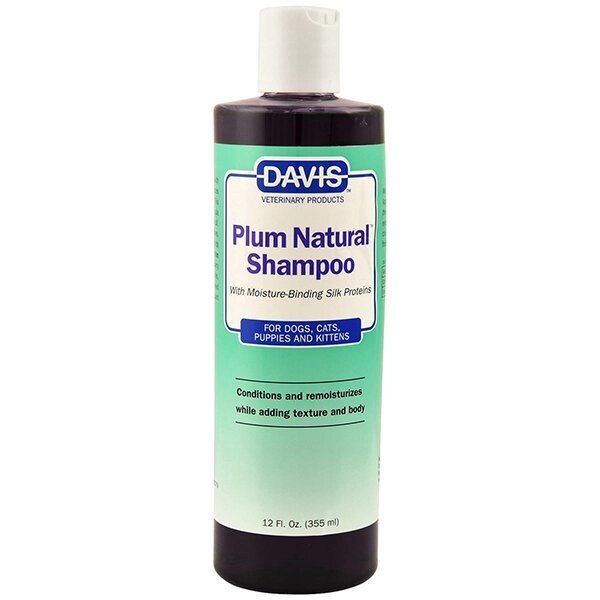 Davis Plum Natural Shampoo Девіс шампунь з протеїнами шовку для собак, котів, концентрат 3,8 л від компанії MY PET - фото 1