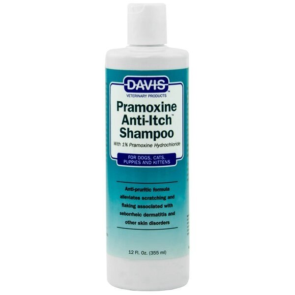 Davis Pramoxine Anti-Itch Shampoo ДЕВІС ПРАМОКСІН шампунь від сверблячки з 1% прамоксіна гідрохлоридом для собак і котів 3,8 л від компанії MY PET - фото 1