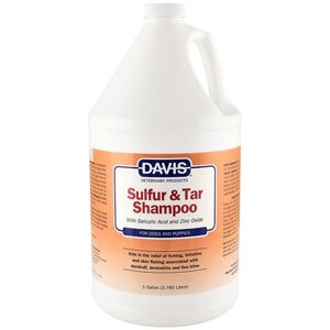Davis Sulfur & Tar Shampoo Девіс сульфур тар шампунь з сіркою і дьогтем для собак 3,8л