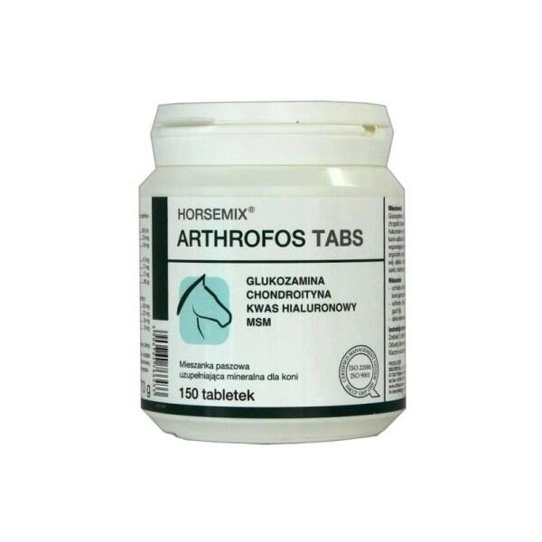 Dolfos HorseMix Arthrofos АртроФос Хорс Мікс добавка для опорно-рухового апарату коней 150 таб. від компанії MY PET - фото 1