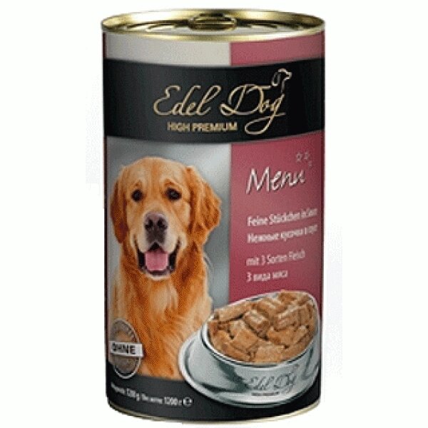 Edel Dog три вида мяса 1,2кг ##от компании## MY PET - ##фото## 1