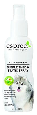 ESPREE Simple Shed and Static Spray від випадання шерсті і свербіння 355 мл від компанії MY PET - фото 1