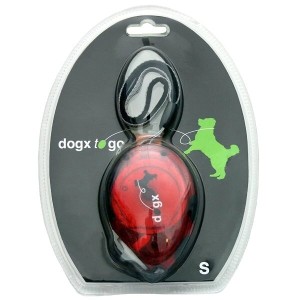 Flamingo Dogx2GO Belt Glassy S поводок рулетка для собак до 12 кг, світловідбиваючі стрічка, 2м від компанії MY PET - фото 1