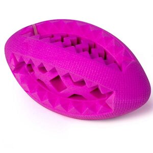 Flamingo Foam Dina Rugby Фламінго регбі м'яч іграшка для собак зі смаком малини