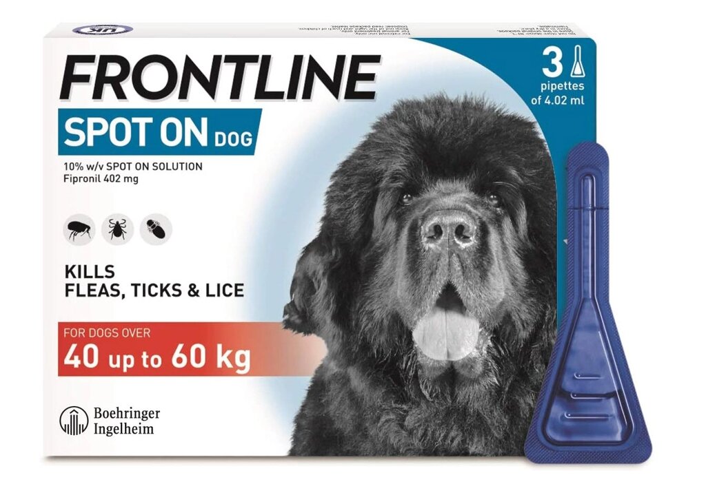 Фронтлайн Cпот-он для собак 40-60 кг XL, 3 піпетки від компанії MY PET - фото 1