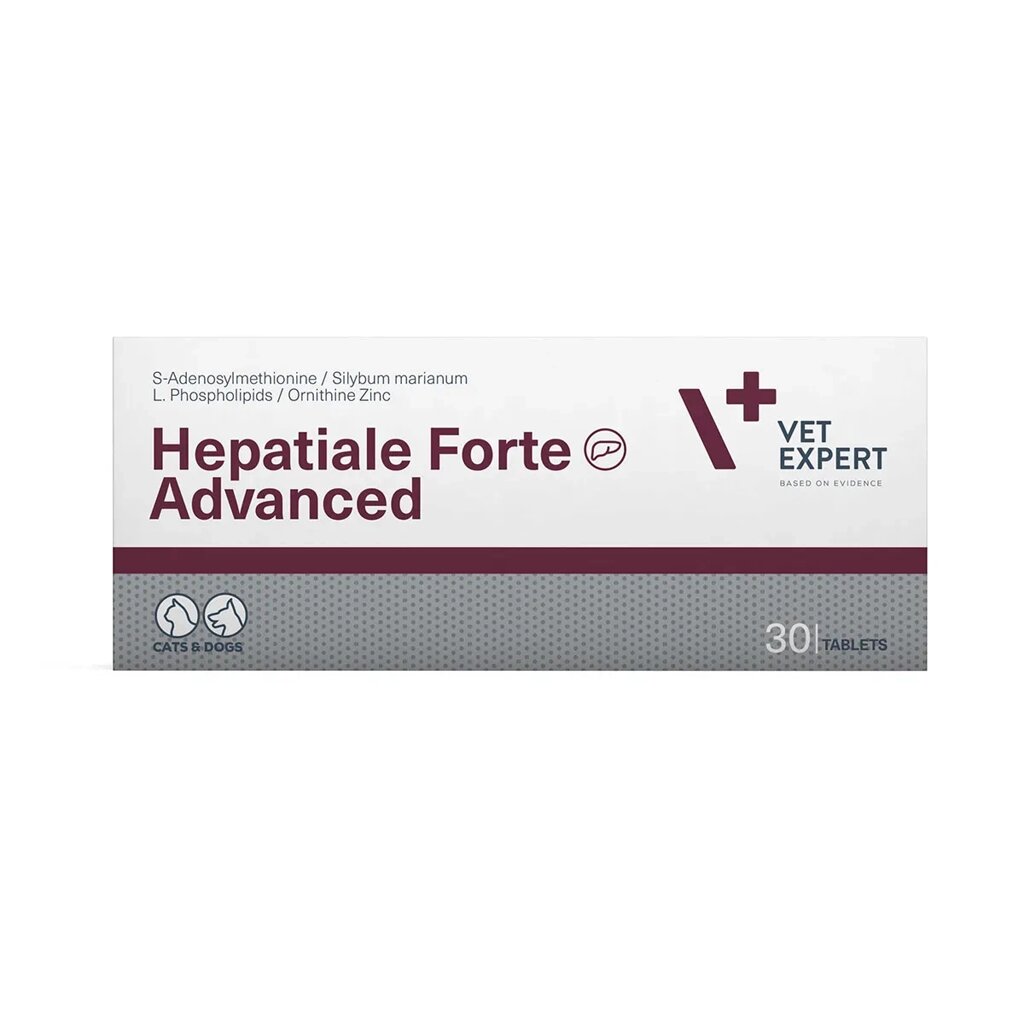 Гепатіале Форте Едванст VetExpert Hepatiale Forte Advanced для підтримання функцій печінки у котів і собак, 30 таб. від компанії MY PET - фото 1