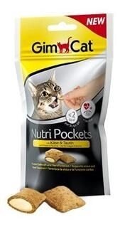 GimCat (Джімкет) Nutri Pocket Cheese and Taurine - хрусткі подушечки з таурином і сиром від компанії MY PET - фото 1