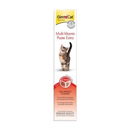 GimCat Multi-Vitamin Paste Extra Мультивітамінна паста екстра для котів 50г від компанії MY PET - фото 1
