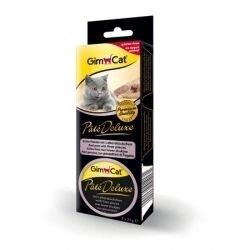 GimCat Pate Deluxe - паштет для кішок (шматочки печінки) 3 * 21г від компанії MY PET - фото 1