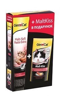 Gimpet (Джімпет) Набір Malt- soft 50г + Поцілунки Мальт-киць 40гр в подарунок від компанії MY PET - фото 1