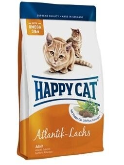 Happy Cat (Хеппі Кет) Adult Atlantik Lachs сухий корм для кішок з атлантичним лососем 10кг від компанії MY PET - фото 1