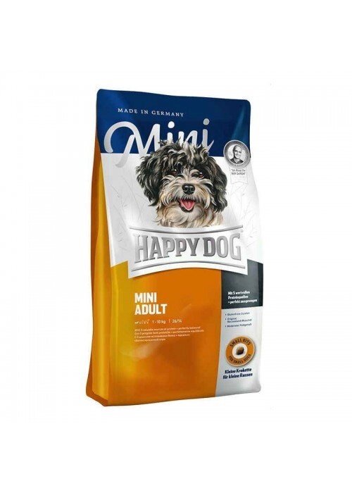 Happy Dog Mini Adult Корм ​​для дорослих собак дрібних порід від компанії MY PET - фото 1